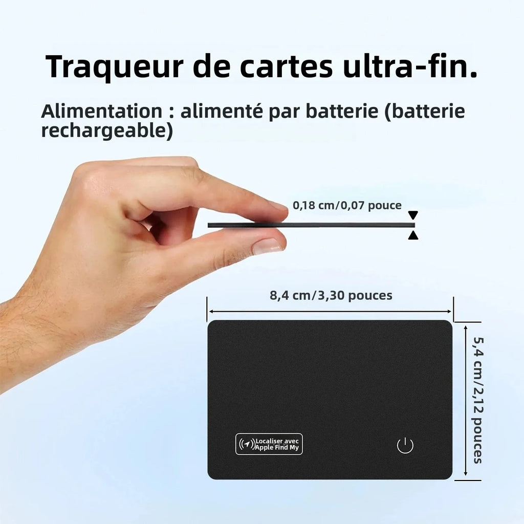 2026 New Bluetooth Tracker Smart Finder for Apple Find My iPhone Card Wallet Tracker Keys Finder (iOS Only)